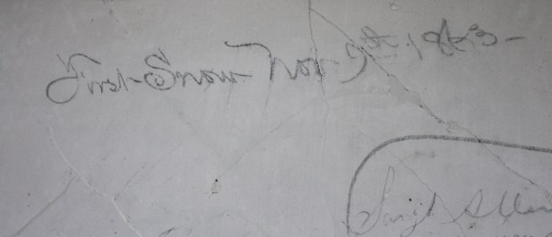Graffiti House First Snow 1863
