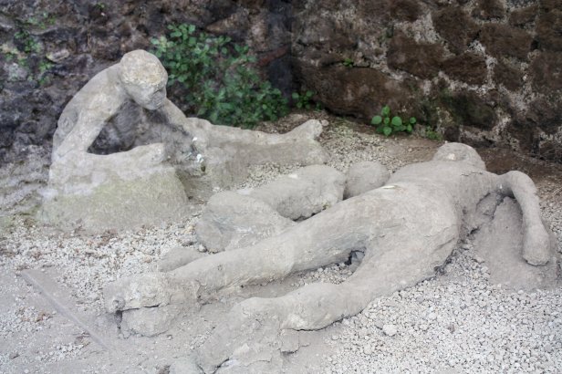 Pompeii Cast of Human Remains